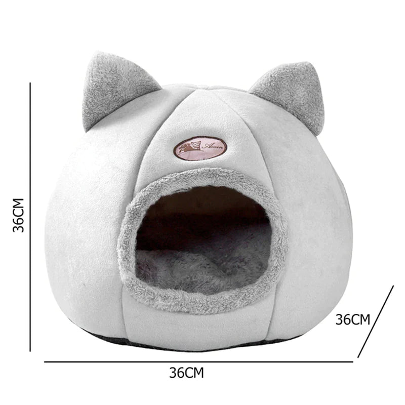 Cama cueva cálida para gatos y perros pequeños - Serale
