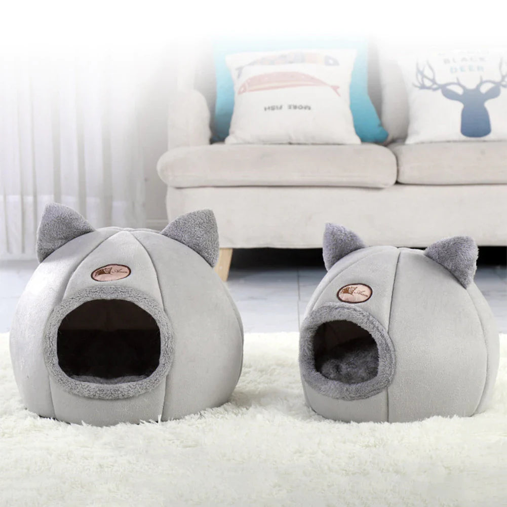 Cama cueva cálida para gatos y perros pequeños - Serale