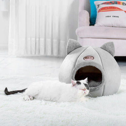 Cama cueva cálida para gatos y perros pequeños - Serale