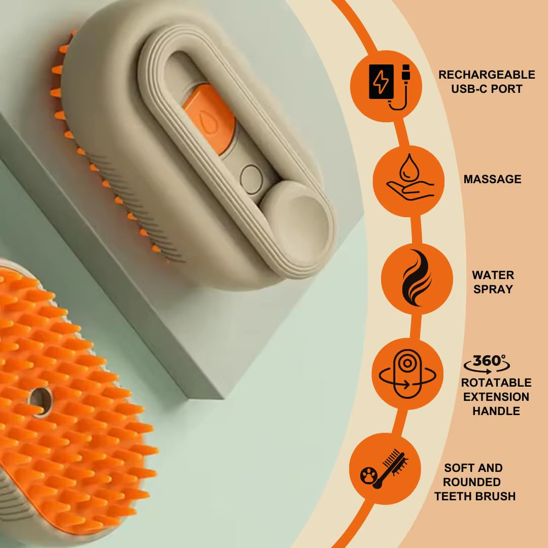 Cepillo eléctrico 3 en 1 para perros y gatos - Serale