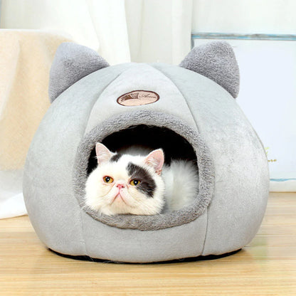 Cama cueva cálida para gatos y perros pequeños - Serale