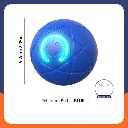 Electronic Interactive Smart Dog Toy Ball - Automatic Moving and Bouncing Pet Toy for Puppies and Cats, Ideal Birthday Gift
