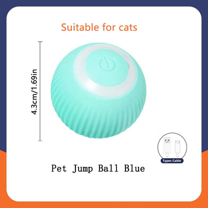 Electronic Interactive Smart Dog Toy Ball - Automatic Moving and Bouncing Pet Toy for Puppies and Cats, Ideal Birthday Gift