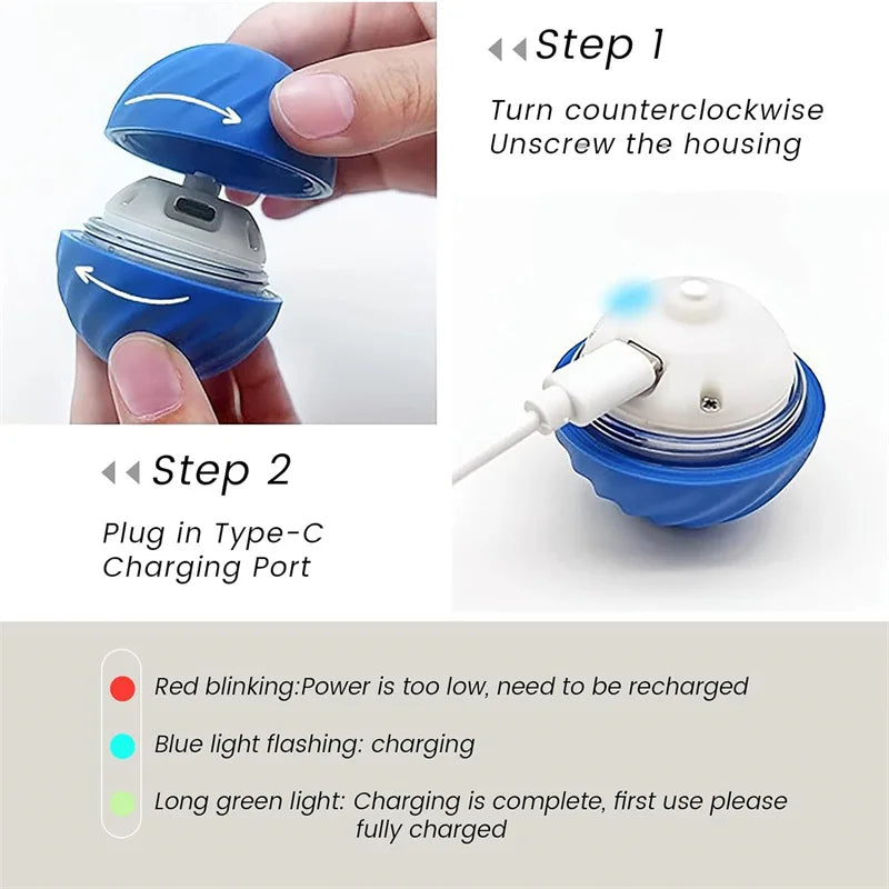 Pelota de juguete interactiva para perros y gatos - Serale